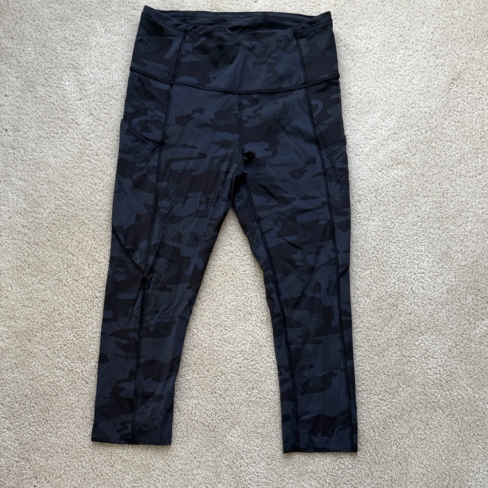 Lululemon Black Camo Leggings